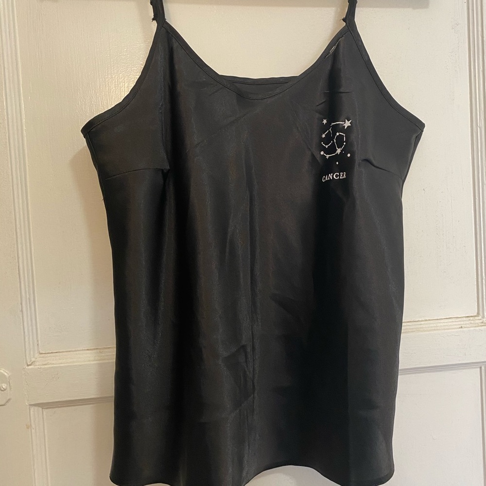 CANCER ZODIAC SILK TOP - Picture 2 of 8